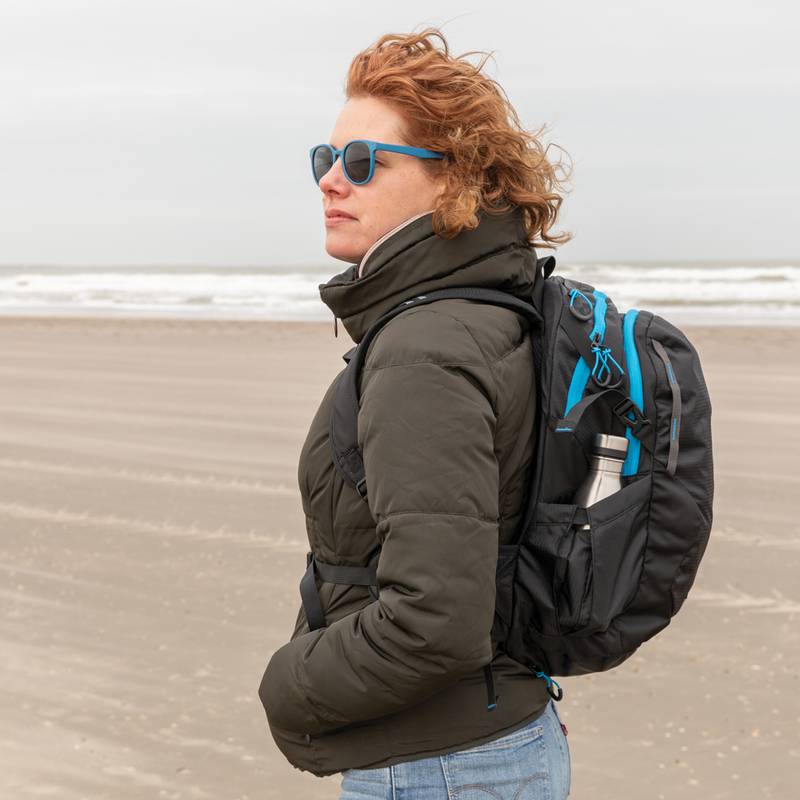 Střední 26 l turistický ripstop batoh Explorer, černá Střední 26 l turistický ripstop batoh Explorer, černá